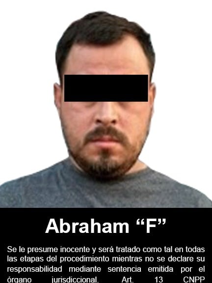Abraham N, hombre detenido