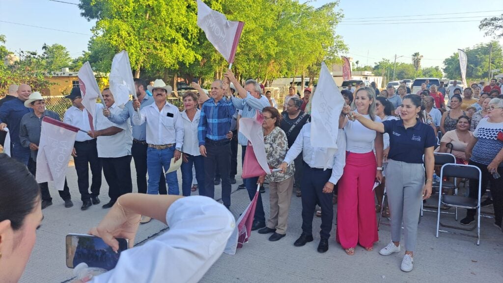 Inauguración de pavimentacion