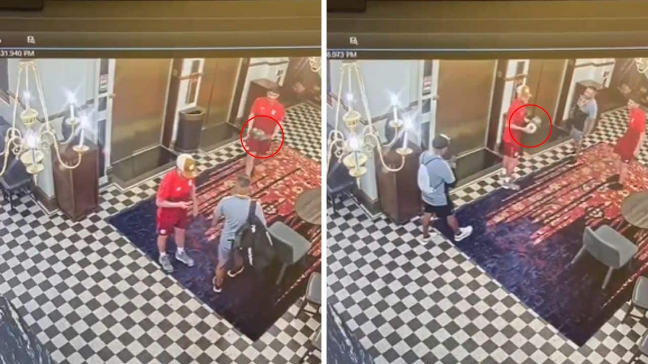 Jugadores de Toluca rompen un costoso jarrón
