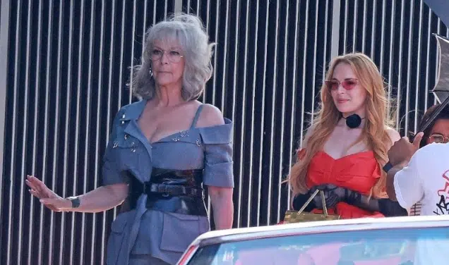 Lindsay Lohan y Jamie Lee Curtis en 