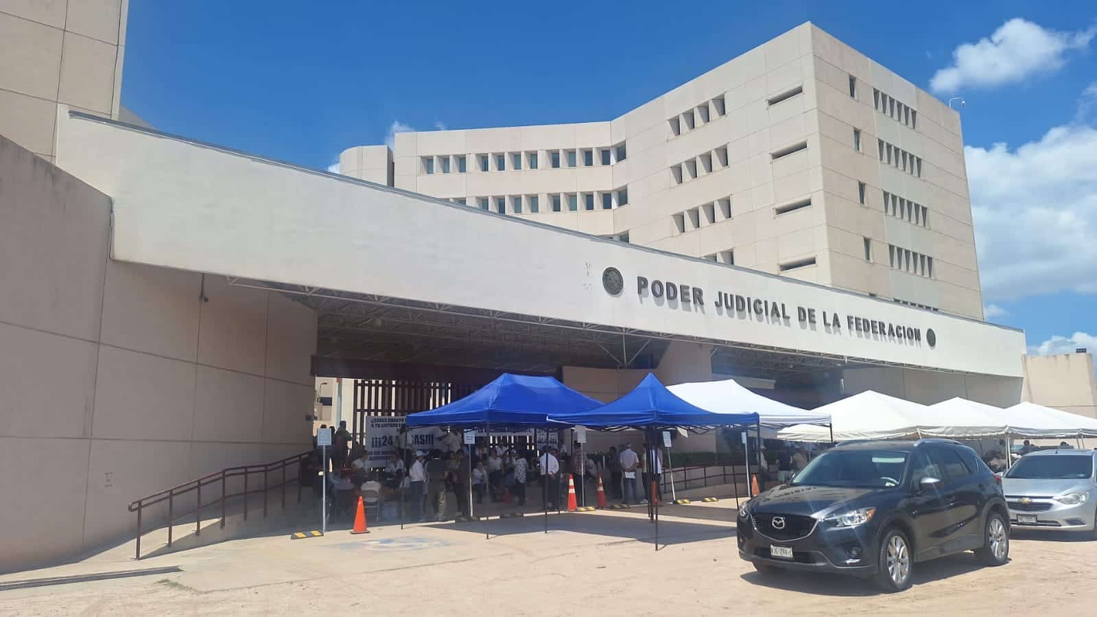 Manifestación de trabajadores del Poder Judicial