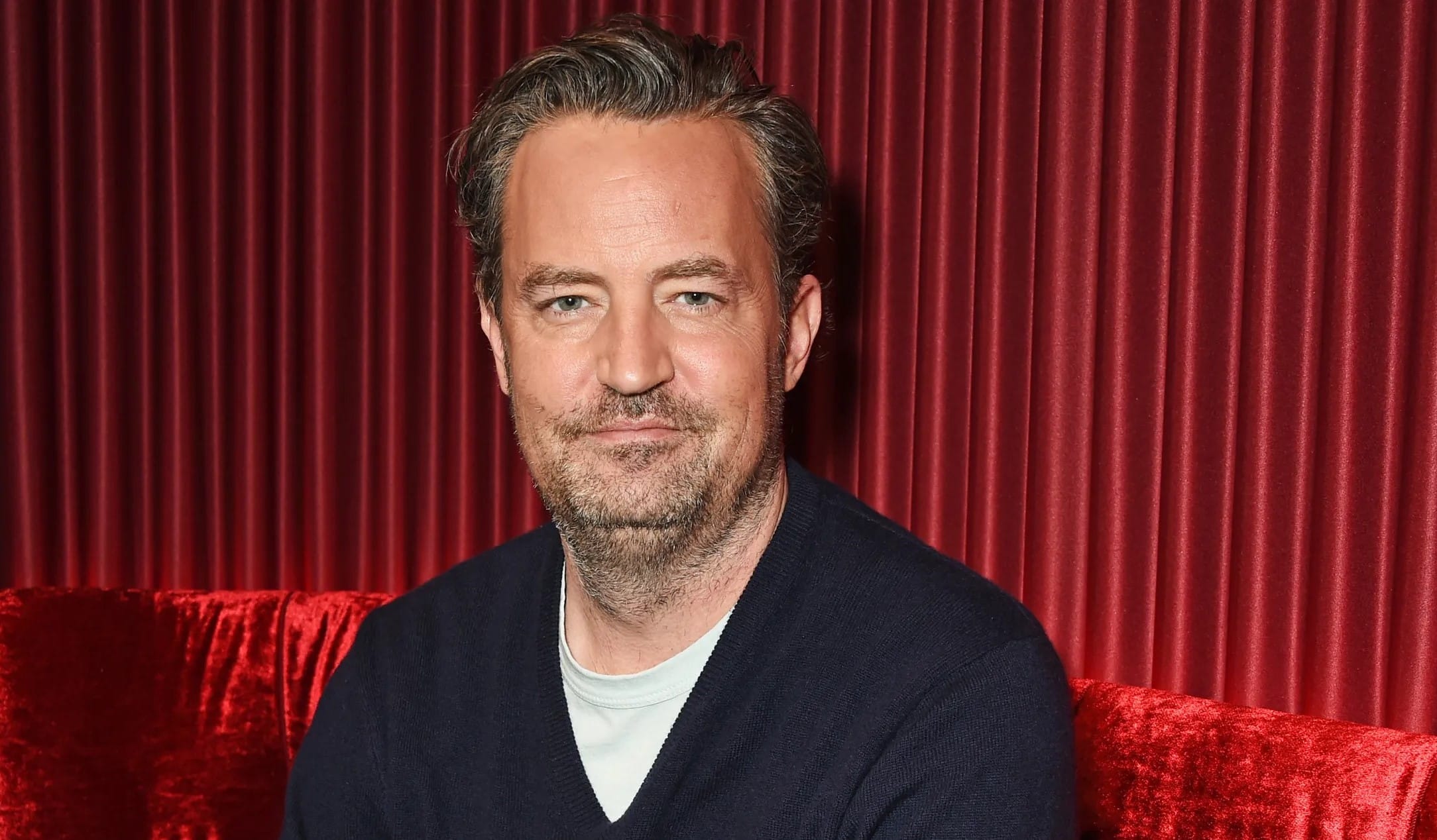 Matthew Perry en una sesión de fotografía en Londres