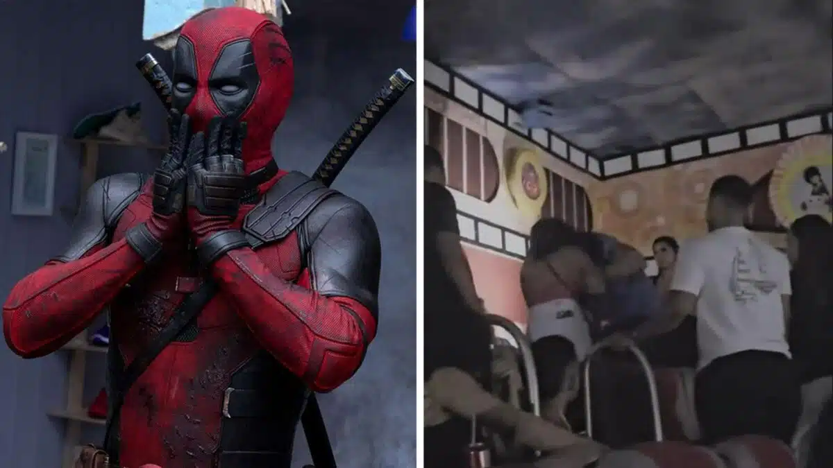 Pelea en una función de Deadpool 3 en Brasil