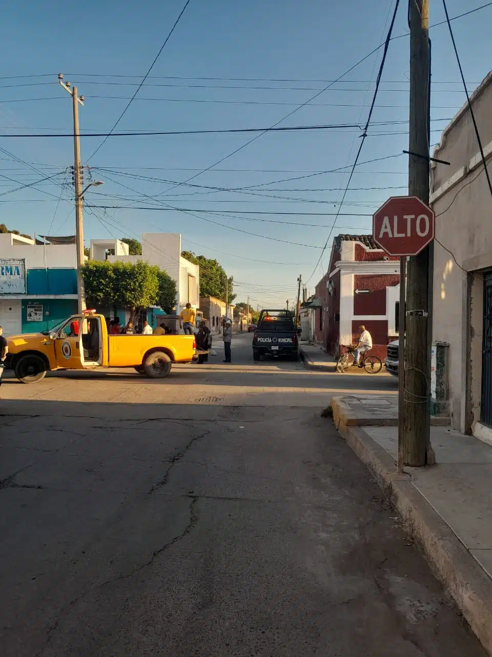 Cruce que forman las calles 5 de Mayo y 16 de Septiembre, donde se suscitó el accidente vial.