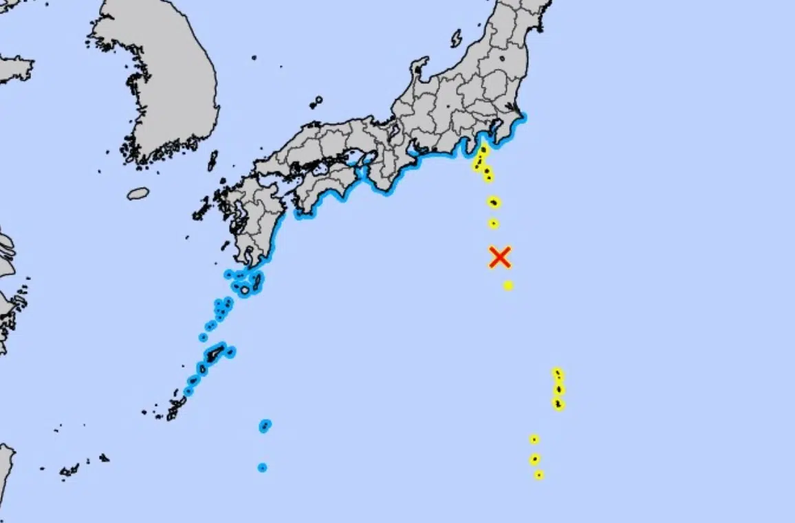 Japón activa alerta de tsunami tras sismo de 5.9 en islas al sur de Tokio