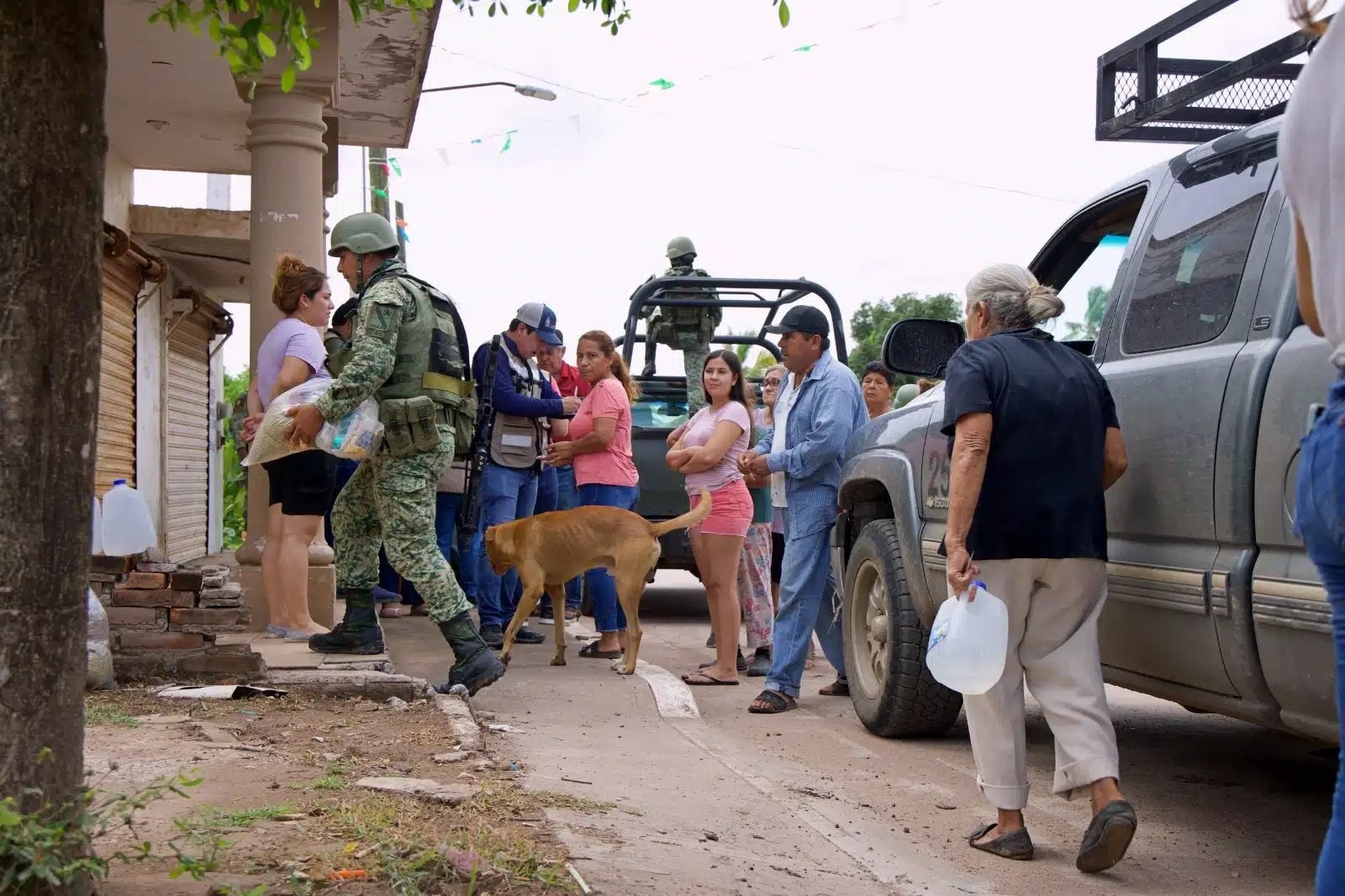 Entrega de apoyos en la zona rural de Rosario y Concordia por parte de Sebides.