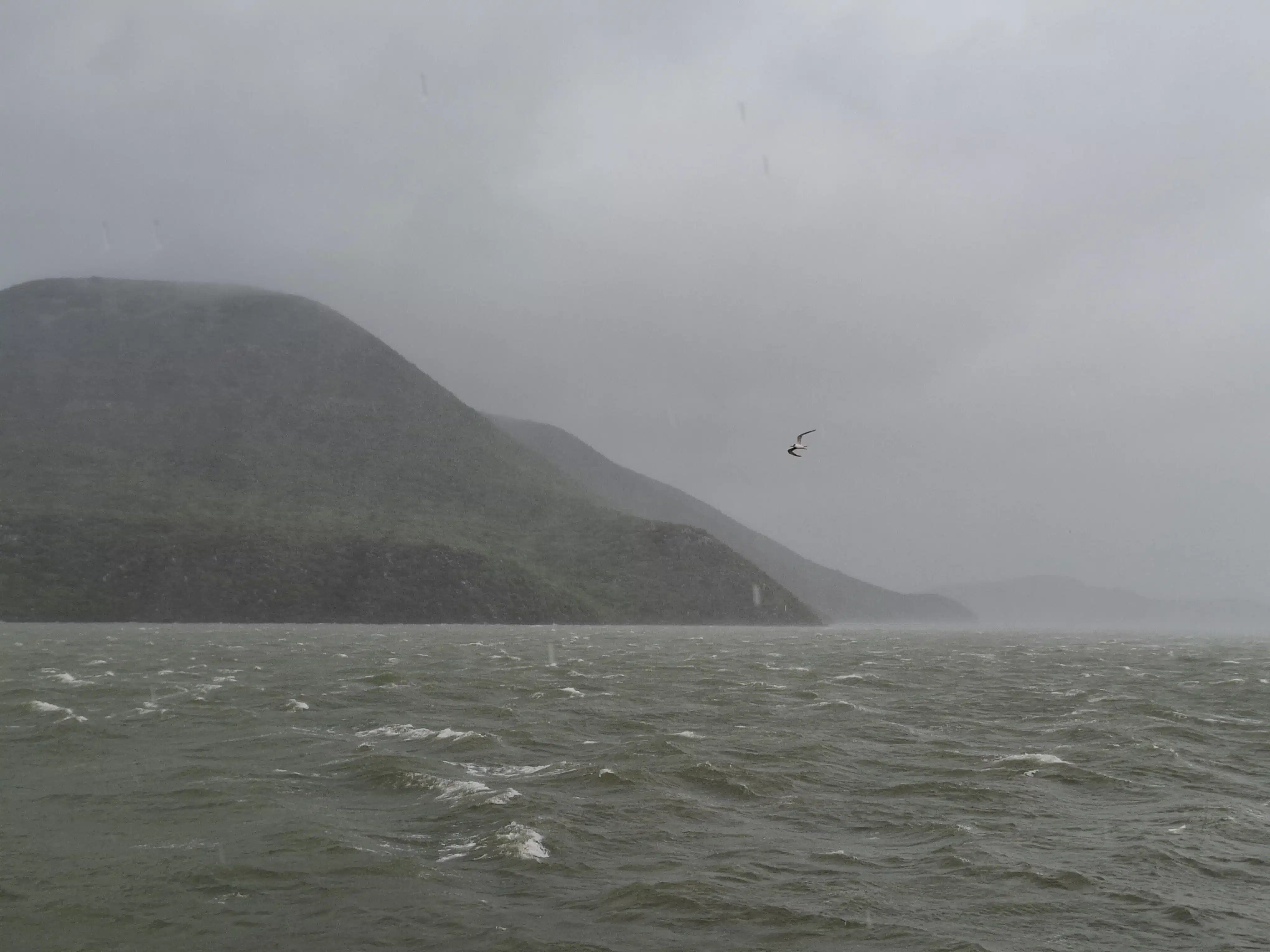 Aumentan las ráfagas de viento, lluvias y oleaje en el puerto de Topolobampo