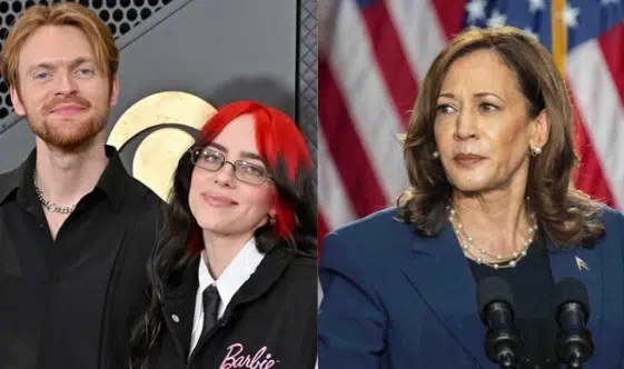 Billie Eilish y su hermano Finneas anuncian respaldo a Kamala Harris en las elecciones de EU