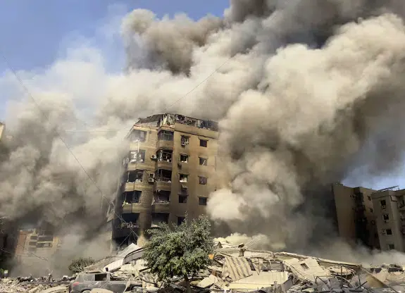 Bombardeo en Beirut