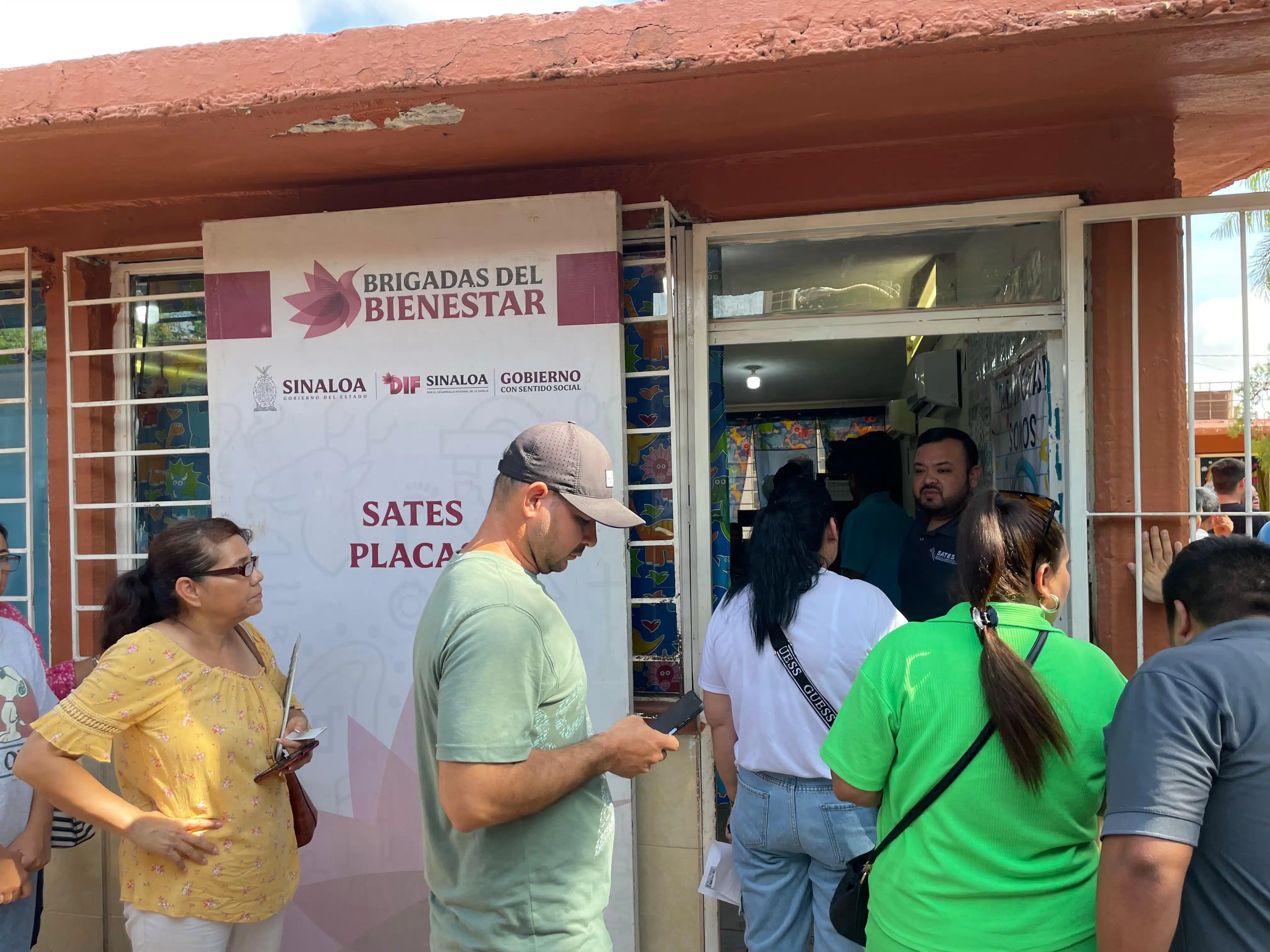 Brigada del Bienestar en el ejido Mochis, Ahome