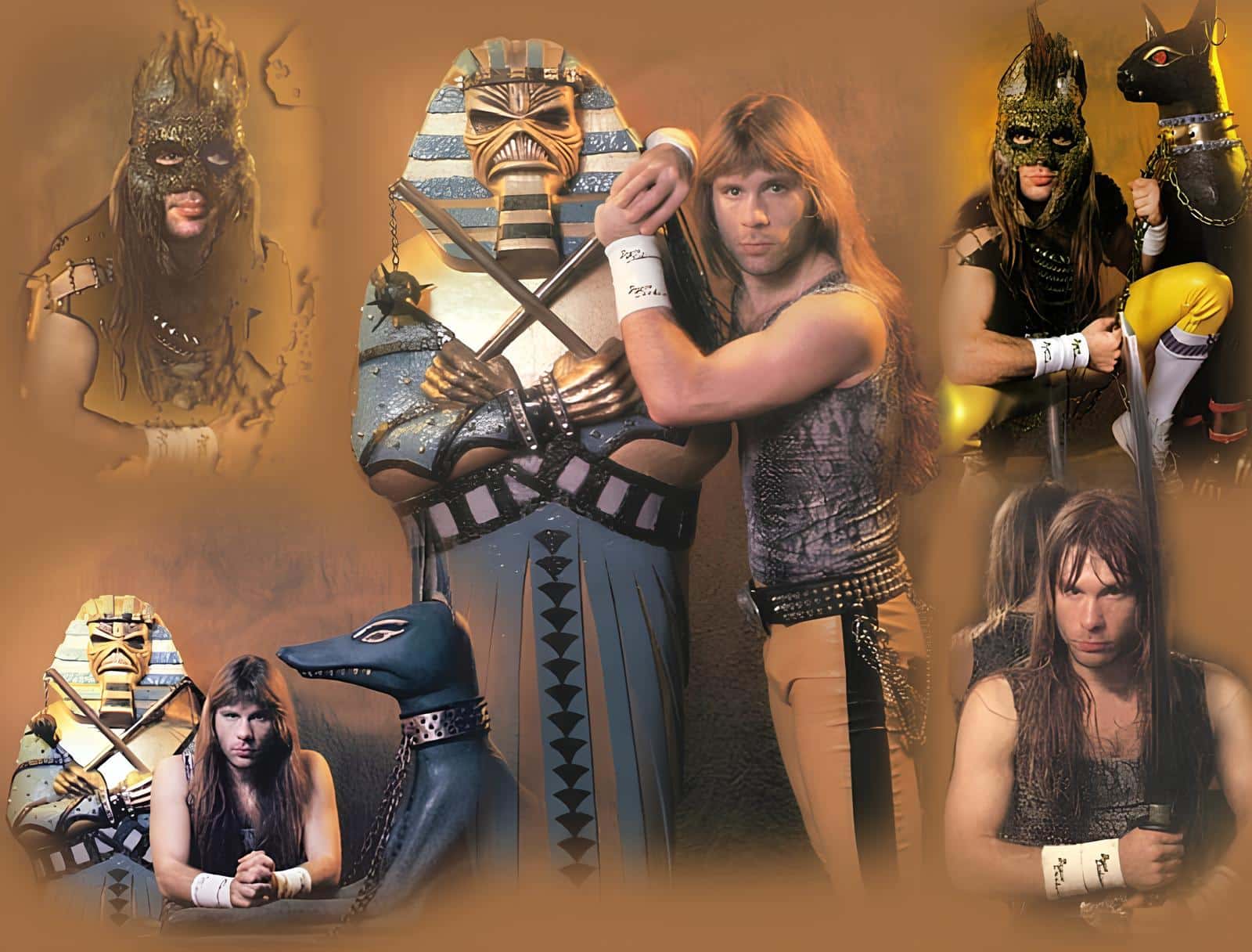 Bruce Dickinson Iron Maiden Eddie Pharaoh Powerslave