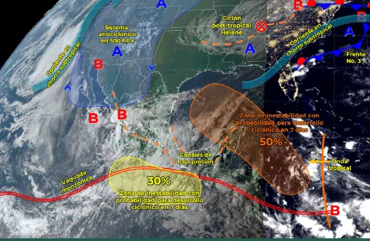 Mapa del clima en México