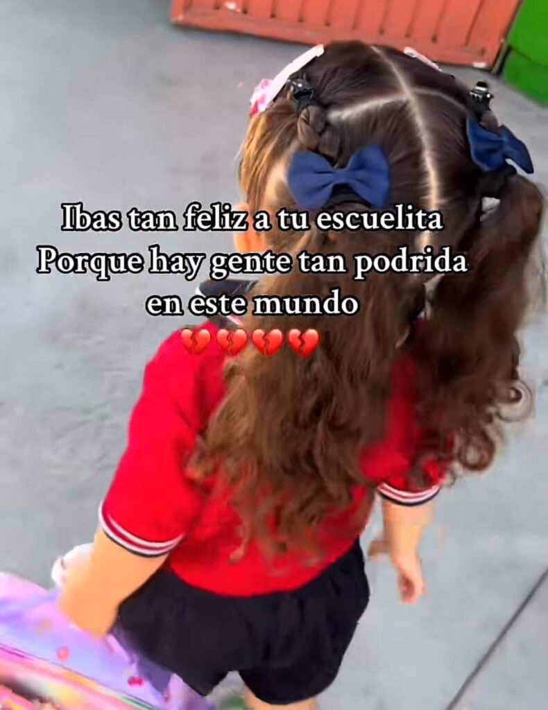 Dulce María expresa en redes sociales su dolor ante lo ocurrido con su hija.