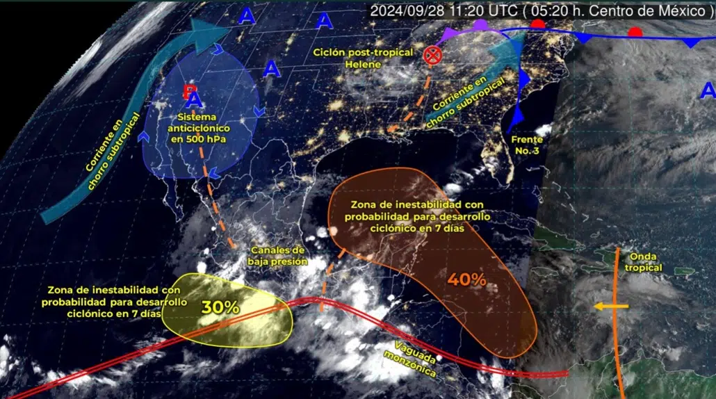 Clima México mapa