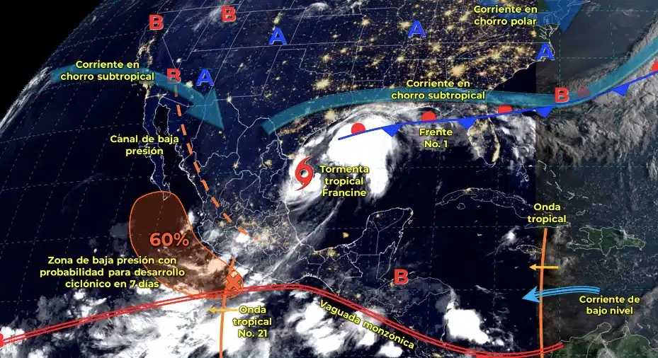 Clima México para este martes 10 de septiembre