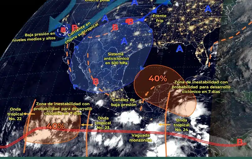 Clima México para este viernes 20 de septiembre