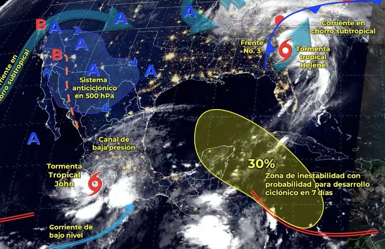 Conoce el reporte climatológico para México este viernes 27 de septiembre