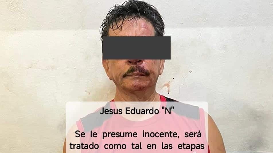 Deten a Jesus Eduardo por presunto abuso sexual de una menor en Mazatlán