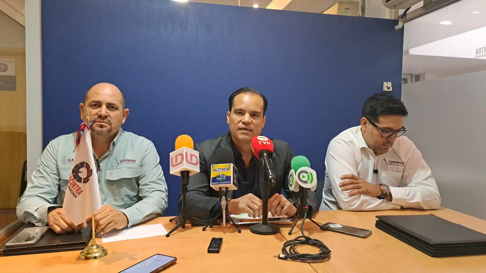 Dirigente de la Cámara Nacional de la Industria de la Transformación (Canacintra) en Los Mochis, Roberto Miranda Lagarda.