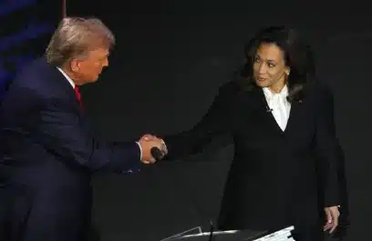 Donald Trump y Kamala Harris