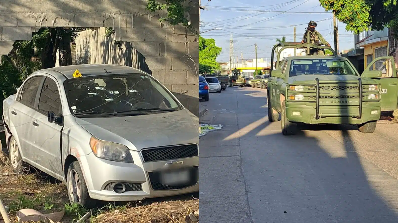 Militares aseguran un inmueble y un vehículo