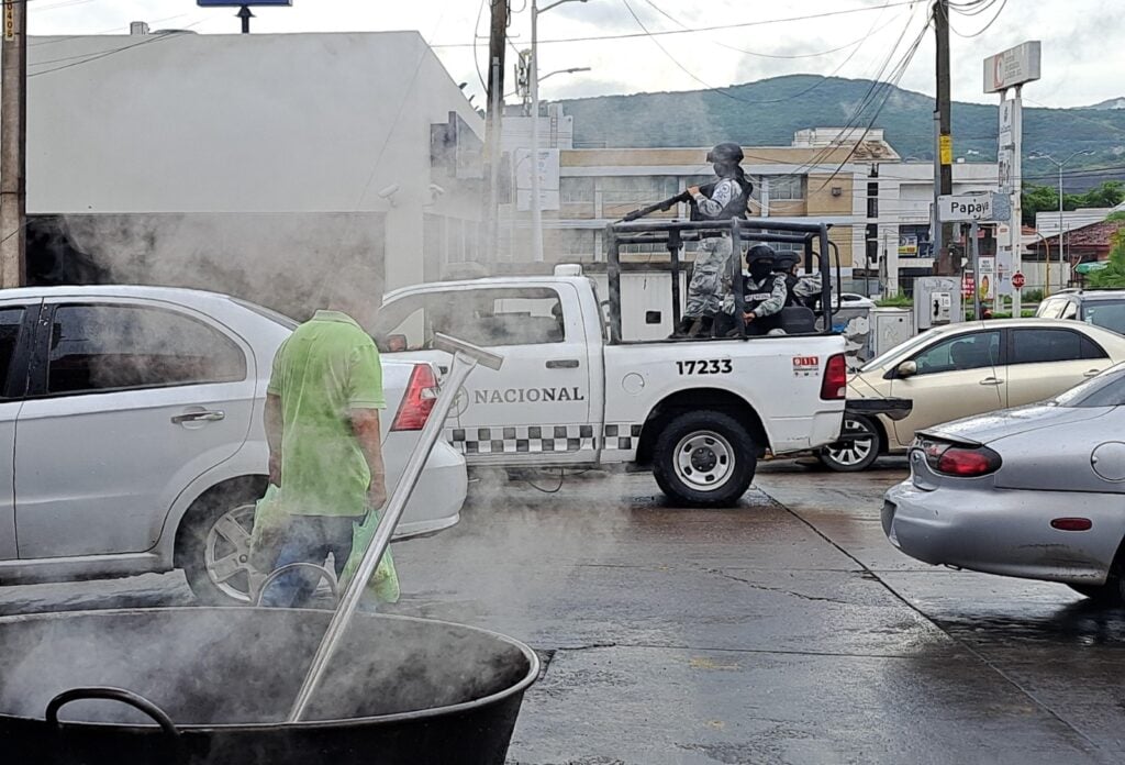 Guardia Nacional en recorrido de prevención