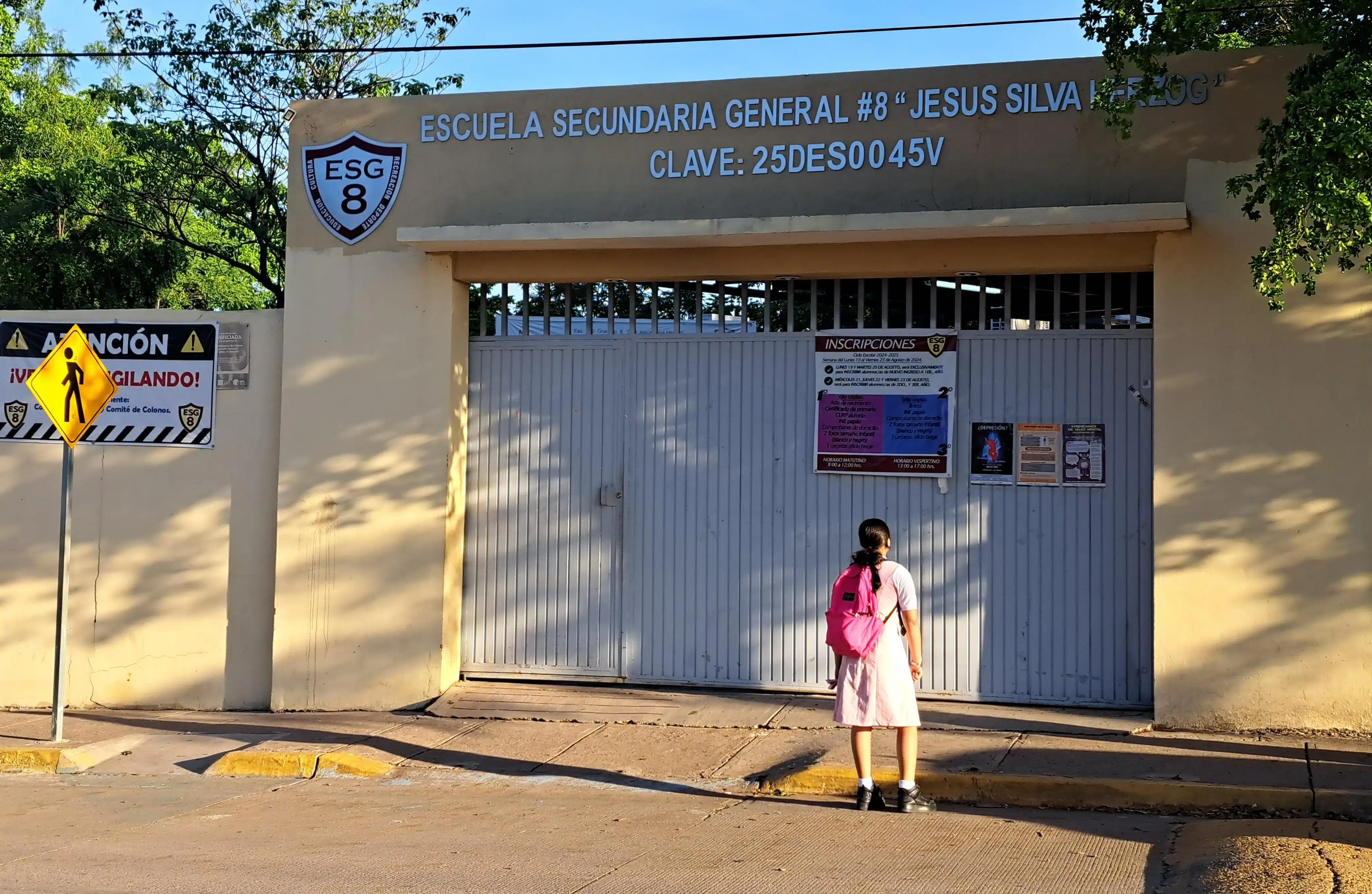 Escuelas en Culiacán continúan sin clases presenciales