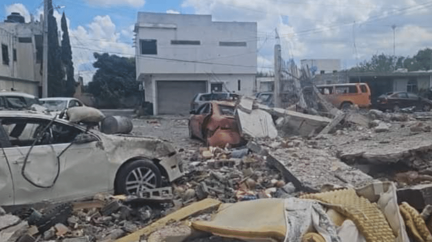 Explosión en Reynosa deja 2 personas sin vida y daños materiales en al menos 26 inmuebles