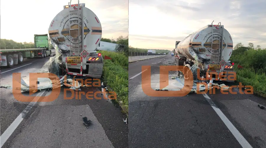 Fuerte choque deja dos personas fallecidas en la autopista Mazatlán-Culiacán