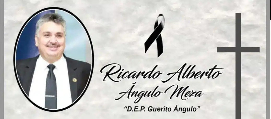 Guasave llora la partida de Ricardo Alberto Güerito Angulo Meza