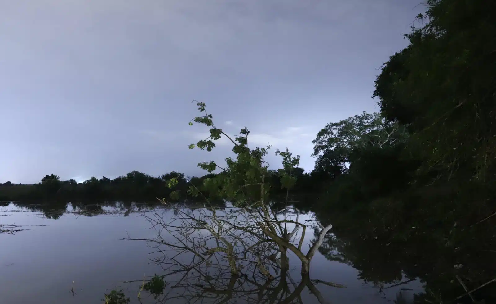 Habitantes El Walamo exponen temor ante creciente Rio Presidio