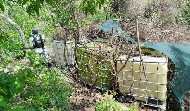 Centro de distribución de huachicol