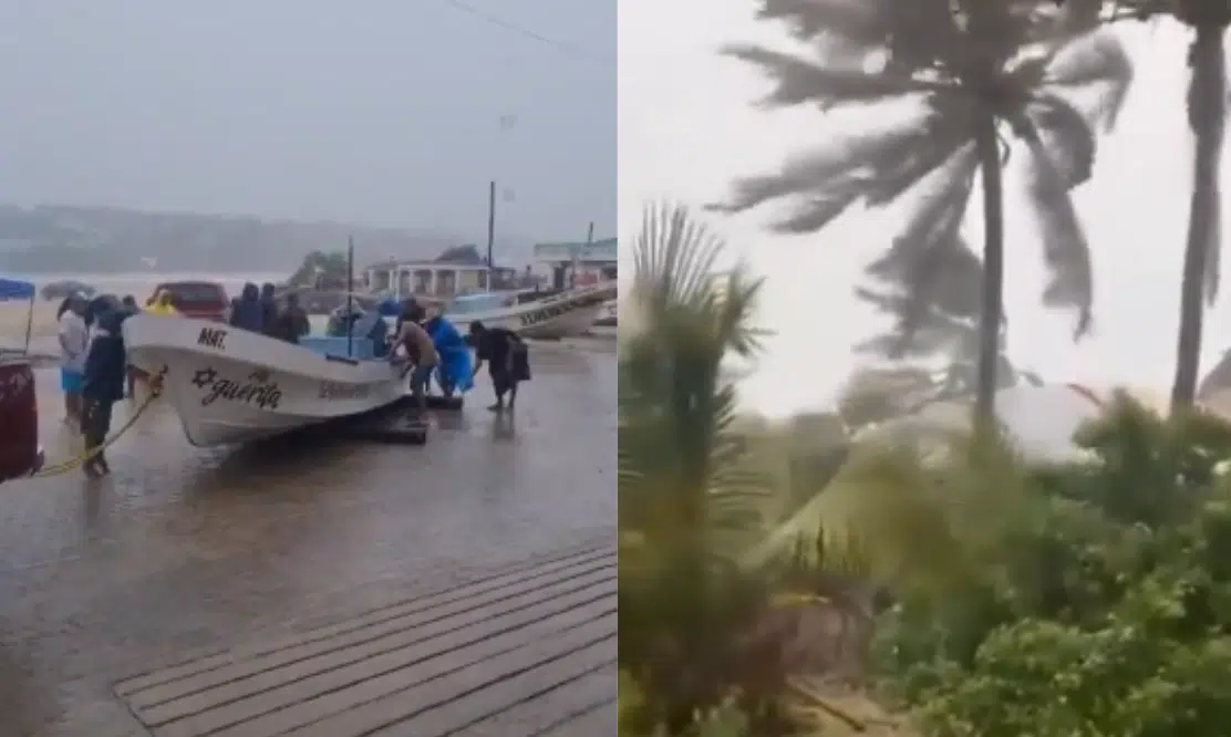 Huracán John deja sentir sus efectos antes de tocar tierra; Oaxaca eleva su alerta a nivel naranja