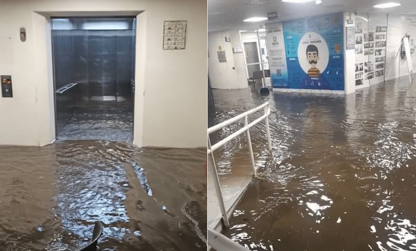 VIDEO: Inundaciones afectan servicios en el Instituto Nacional de Cancerología, en CDMX