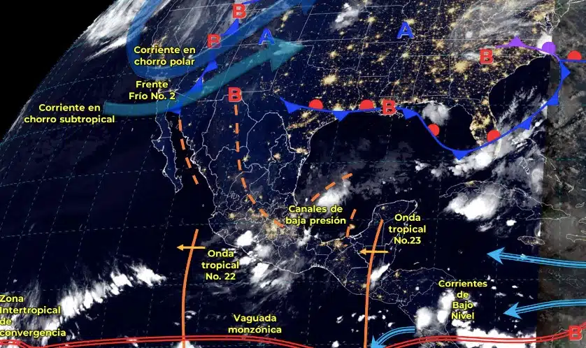 Lluvias y cambios térmicos promete pronóstico del clima