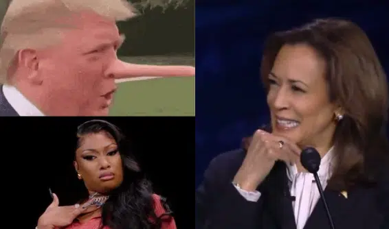 ¡Con memes! Usuarios de redes sociales reaccionan al primer debate entre Trump y Harris