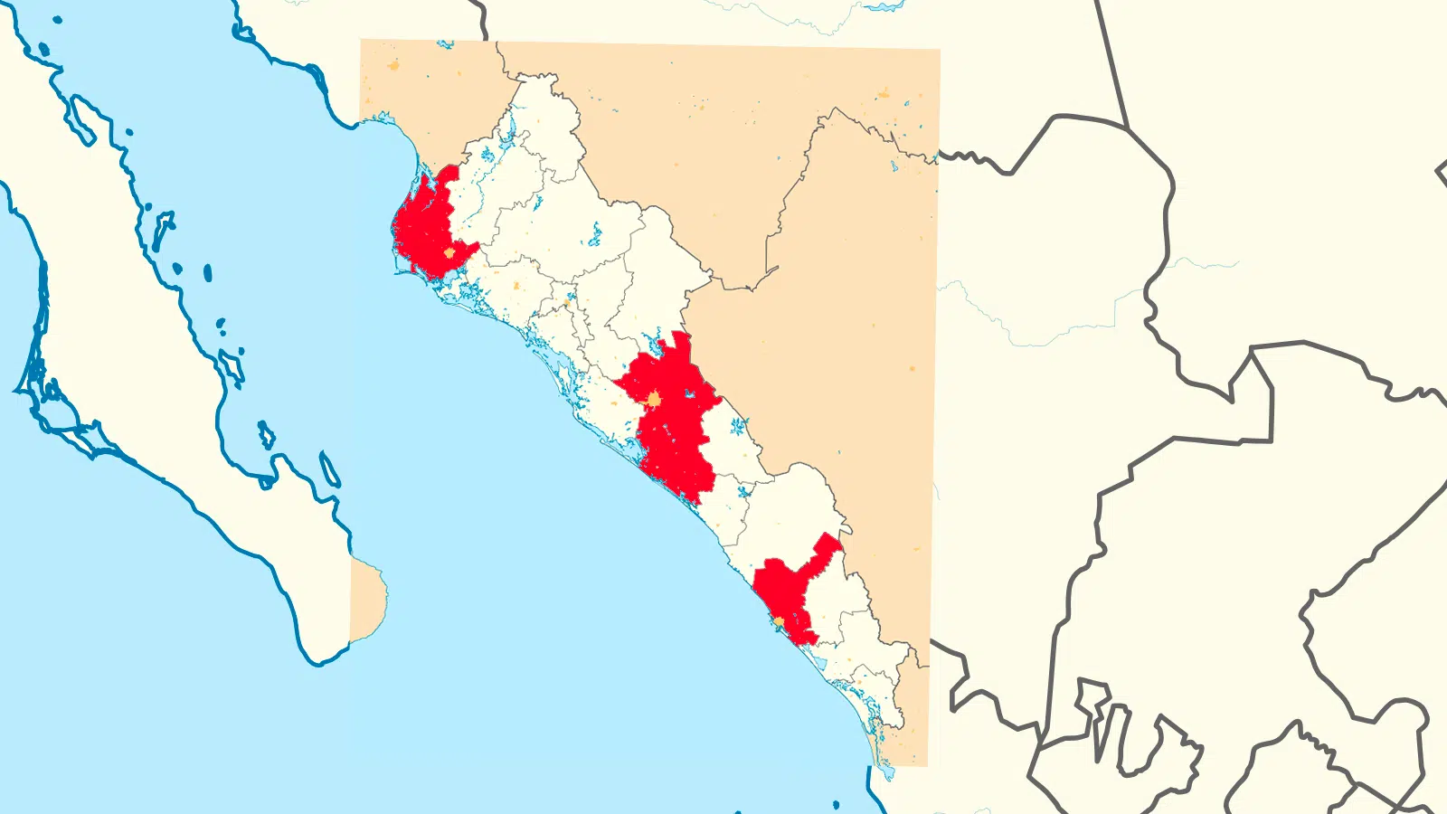 Municipios de sinaloa en rojo, por agresiones a periodistas