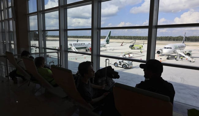 Pasajeros en aeropuertos de México