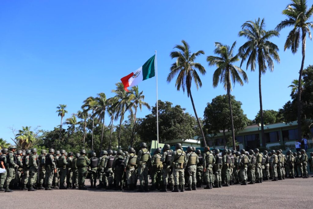 Elementos del ejército llegan a la 3ra región militar