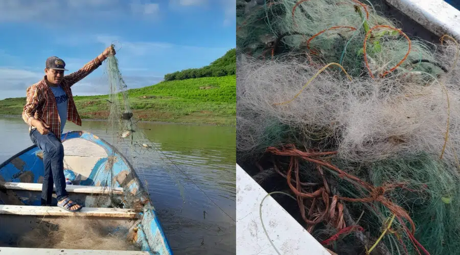 Pescadores furtivos arrasan con la tilapia en la presa El Varejonal