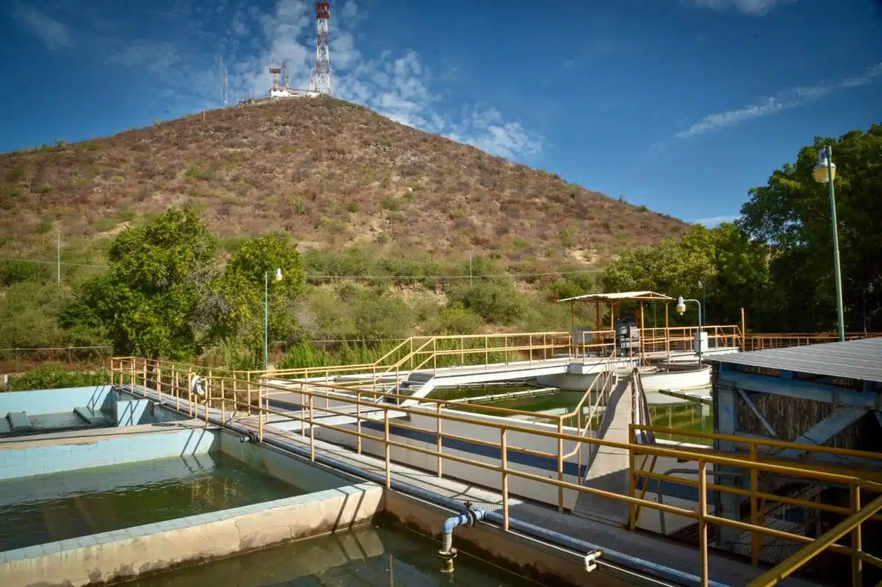 Plata potabilizadora Comisión Río Fuerte de la Junta de Agua Potable y Alcantarillado de Ahome.