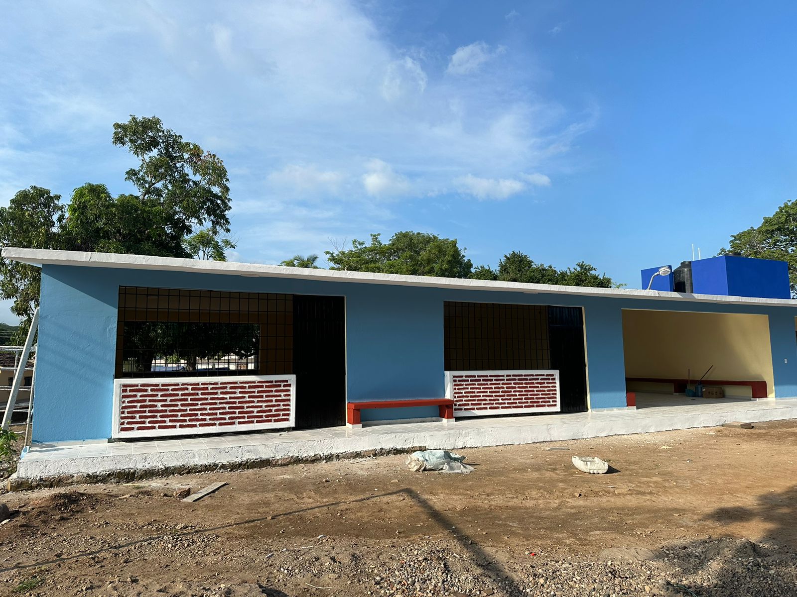 Obra de infraestructura educativa en la primaria “Domingo Rubí”