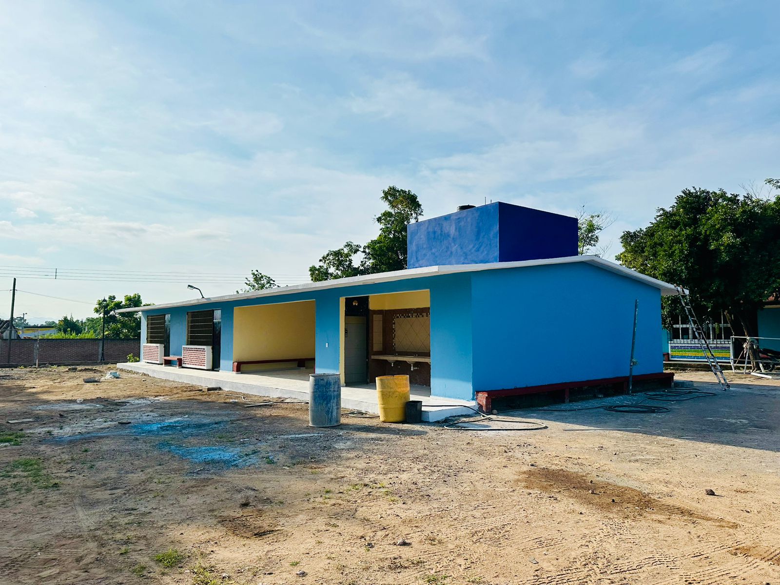 Obra de infraestructura educativa en la primaria “Domingo Rubí”
