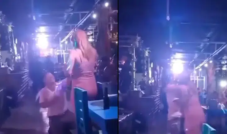 Hombre se hace viral tras pedir matrimonio a una bailarina exótica en bar de Tabasco: VIDEO