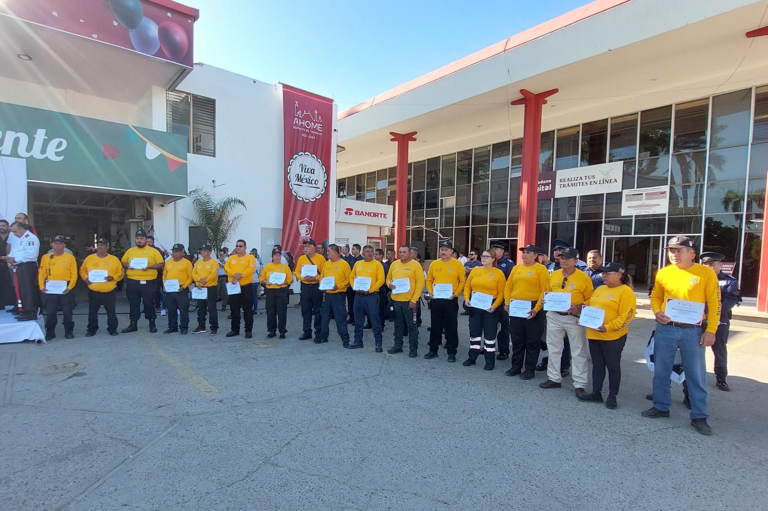 Reconocen la labor de los voluntarios de Protección Civil de Ahome