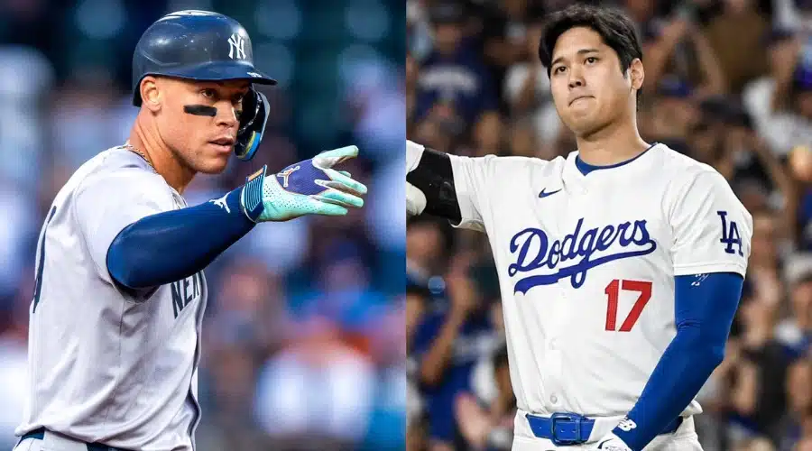 Shohei Ohtani y Aaron Judge