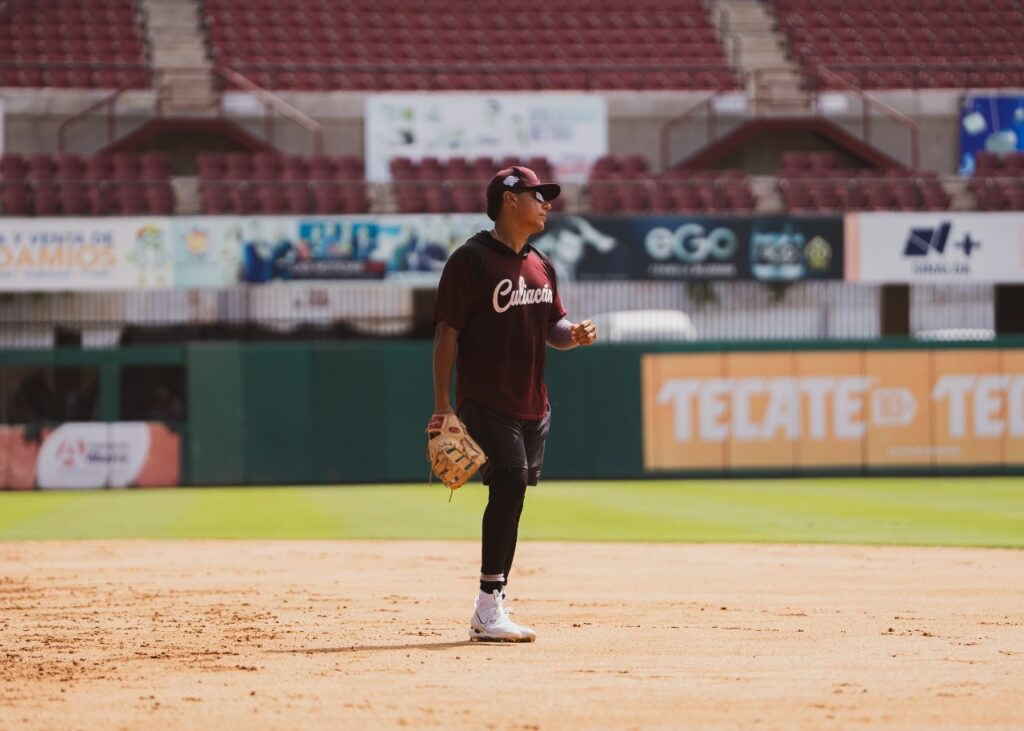 Tomateros de Culiacán en entrenamiento.