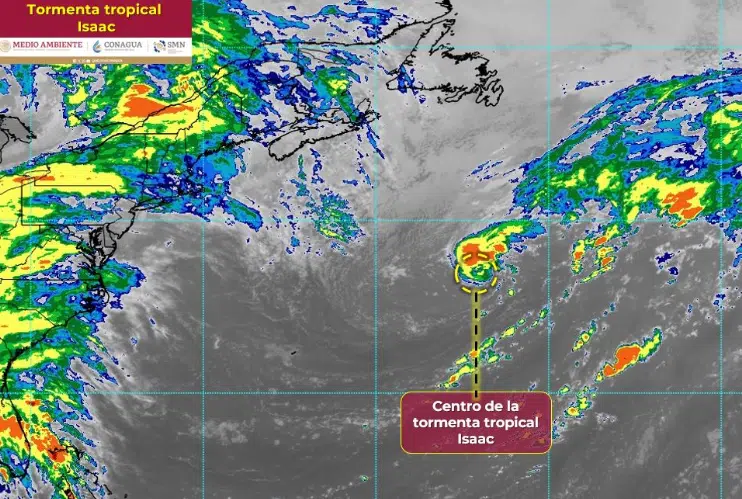 ¡Una más! Se forma la tormenta tropical Isaac en el Atlántico