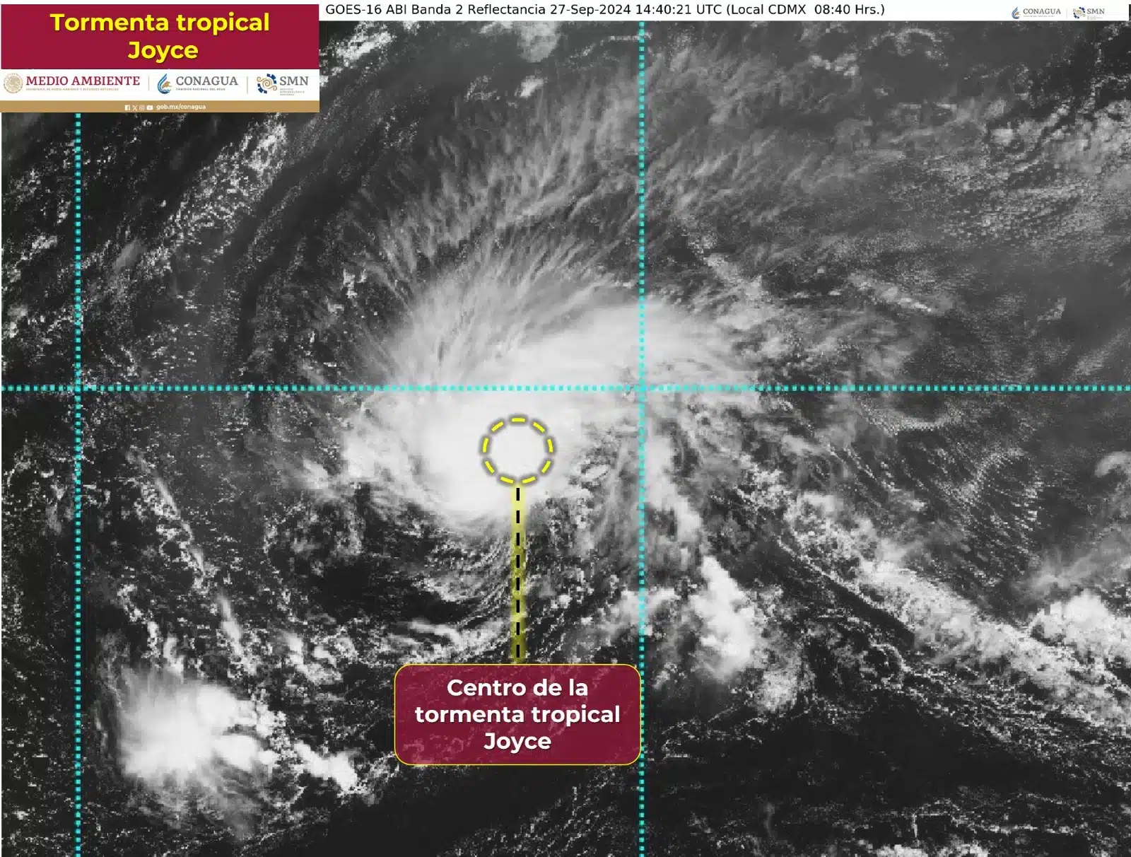 Tormenta tropical Joyce se formó la madrugada de este viernes.