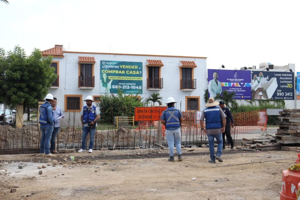 Tras 5 meses de trabajos están a punto de terminar canal pluvial en Hacienda del Seminario, Mazatlán